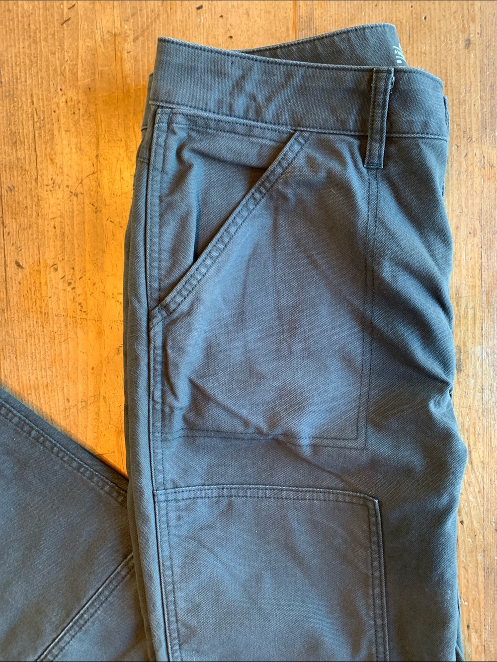 Rei Black Cargo Charcoal Gray Utility Pants - Picture 15 of 16